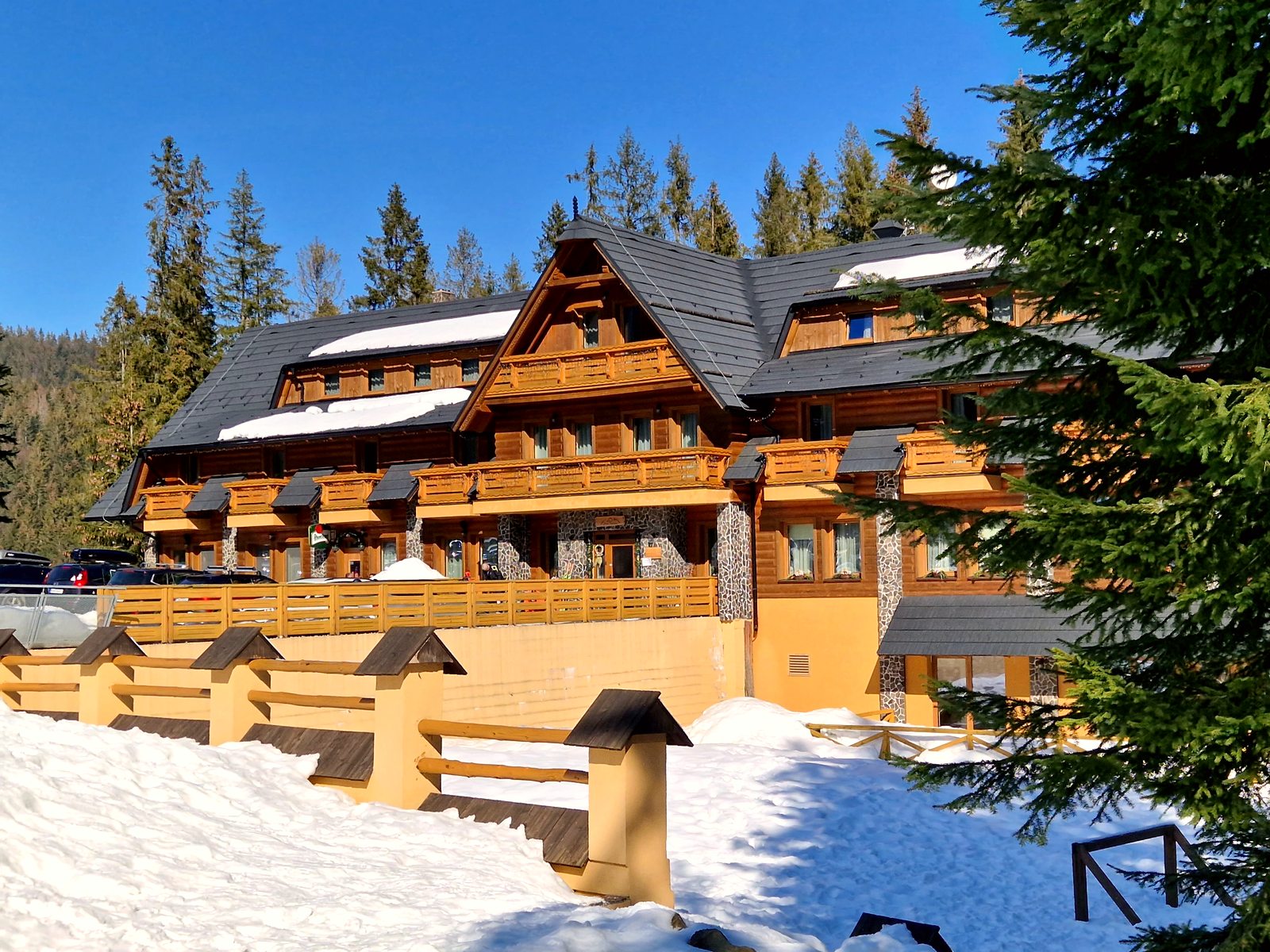Hotel Kristína v zime